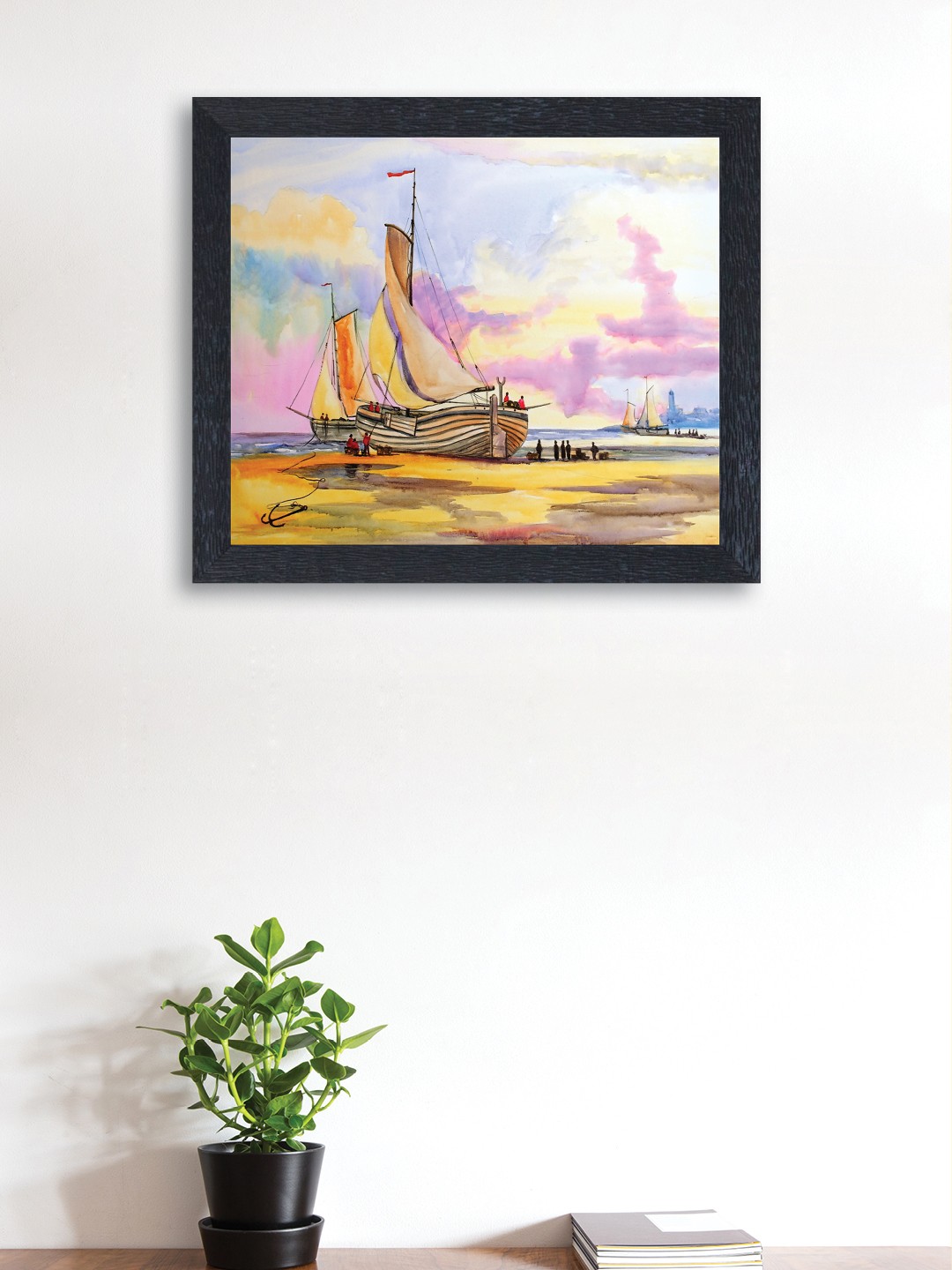 

nest ART Multicoloured Synthetic Wood Wall Art, Multi