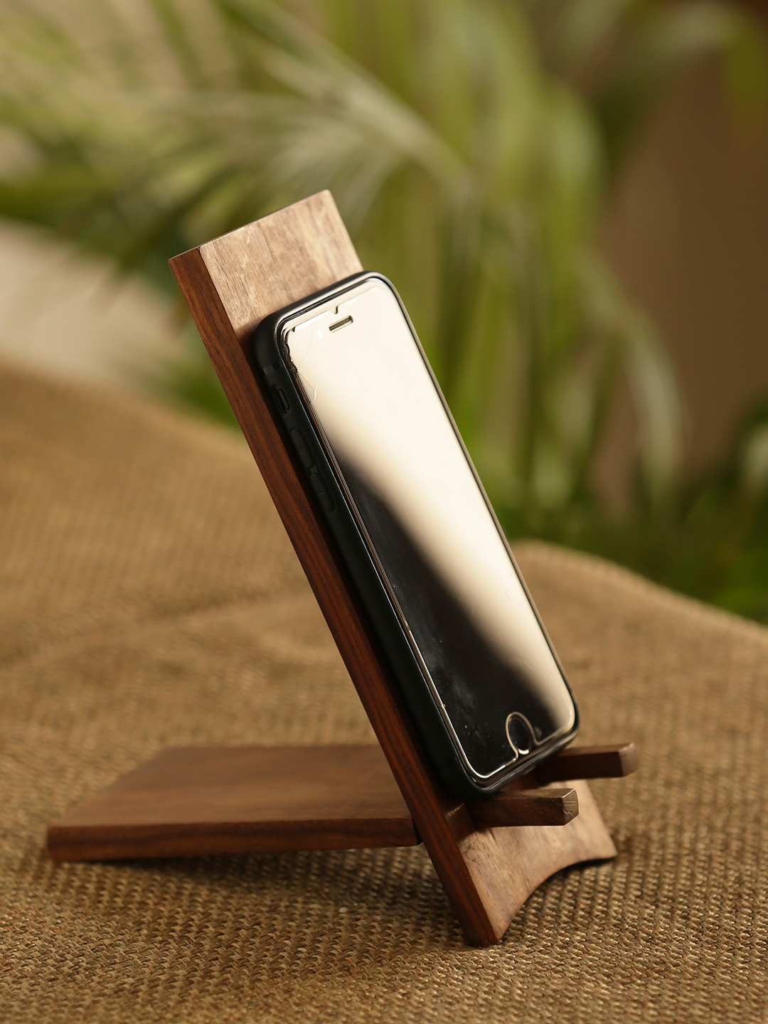 

ExclusiveLane Brown Solid Folding Stand Wooden Handcrafted Mobile Stand