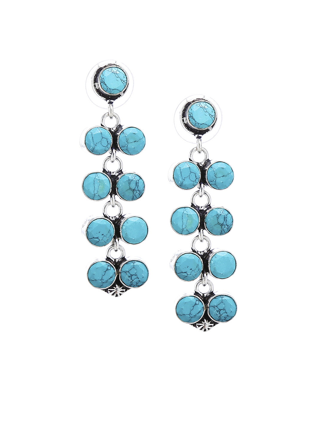 

Bamboo Tree Jewels Green Contemporary Drop Earrings