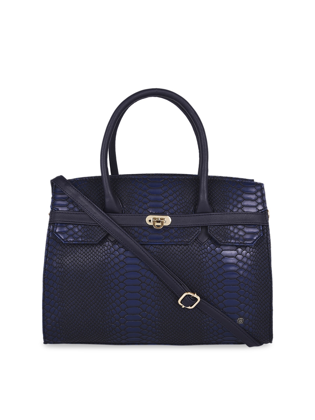

HORRA Blue Solid Handheld Bag