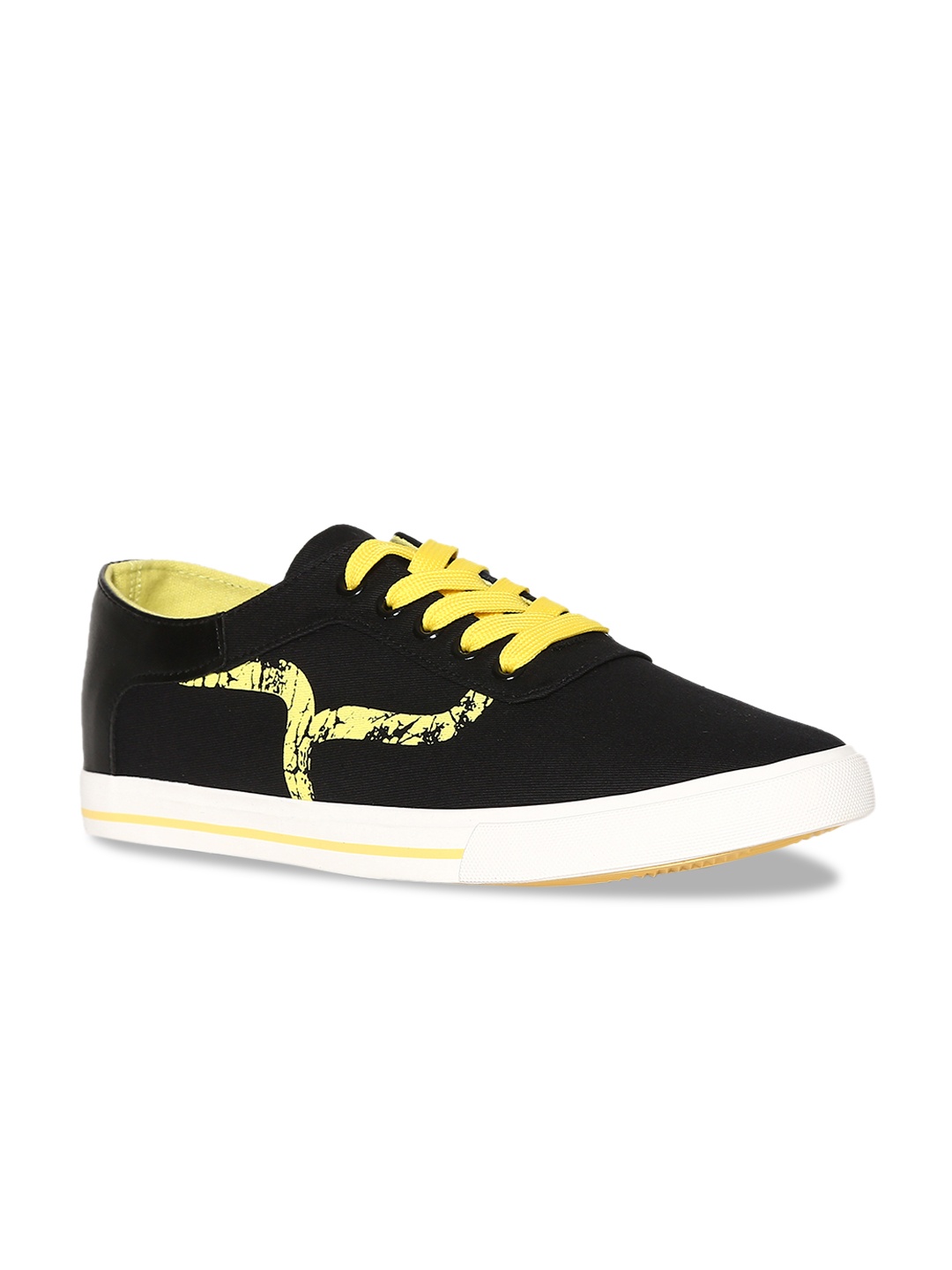 

Flying Machine Men Black Sneakers