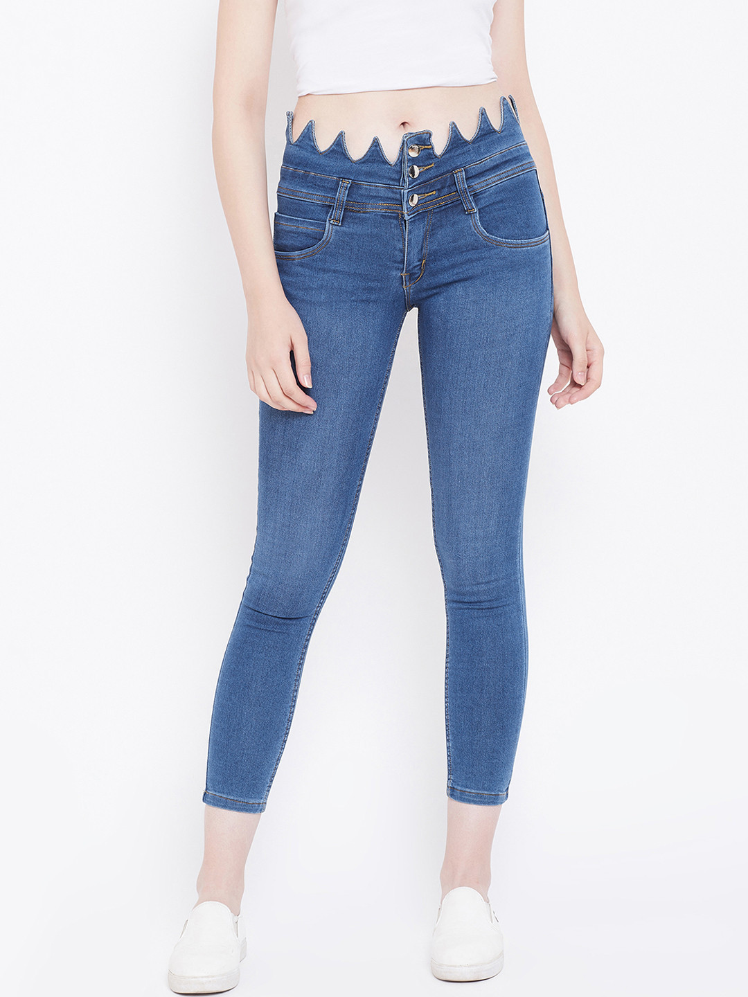 

Nifty Women Blue Slim Fit High-Rise Clean Look Jeans
