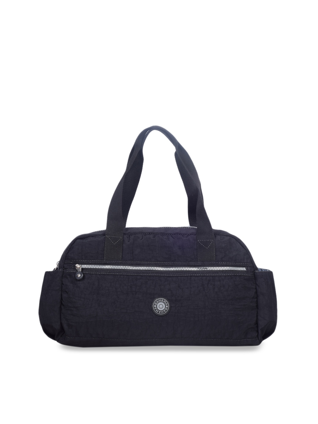 

BAHAMA Crinkle Range Black Solid Shoulder Bag