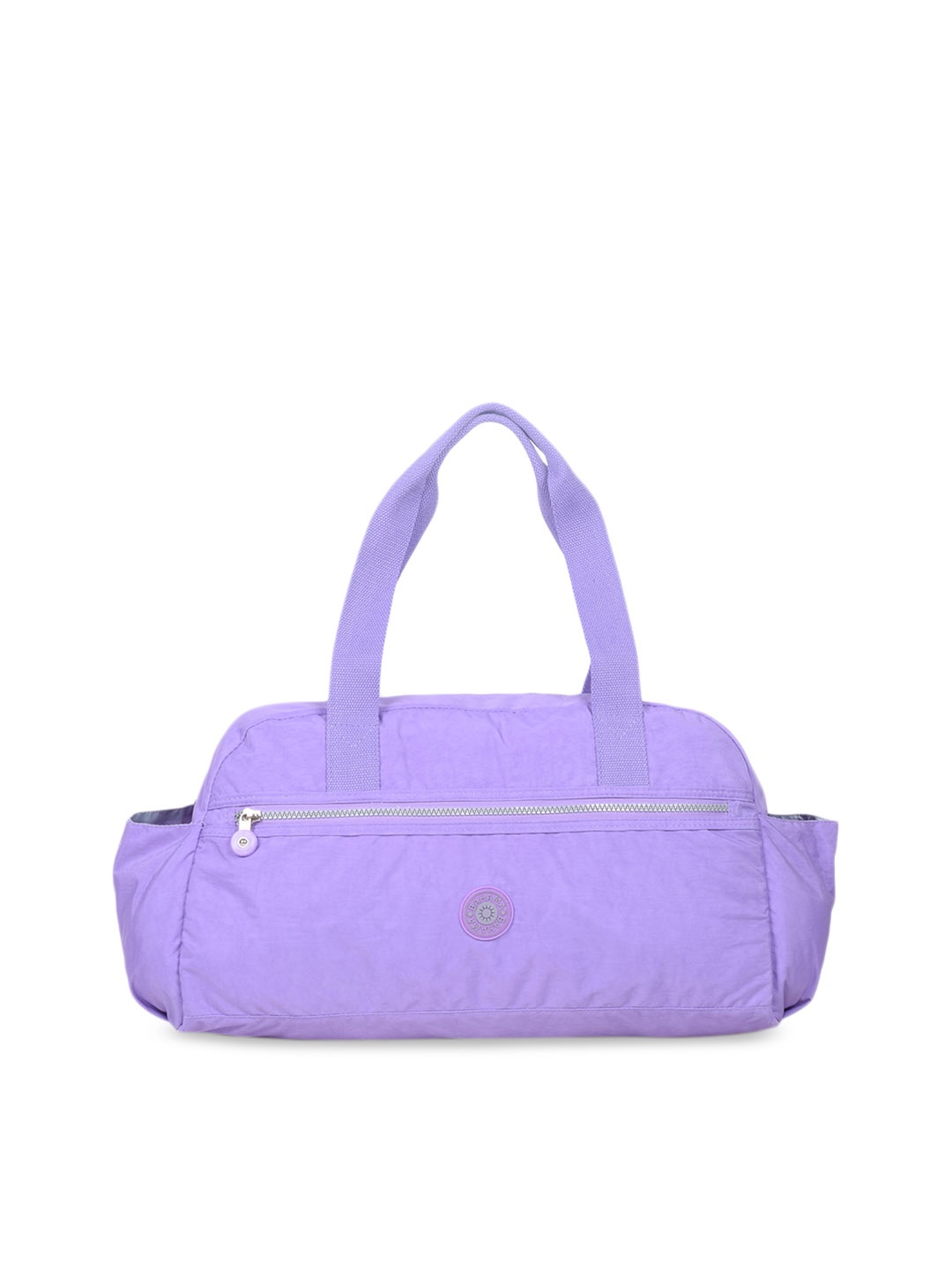 

BAHAMA Crinkle Purple Solid Handheld Bag