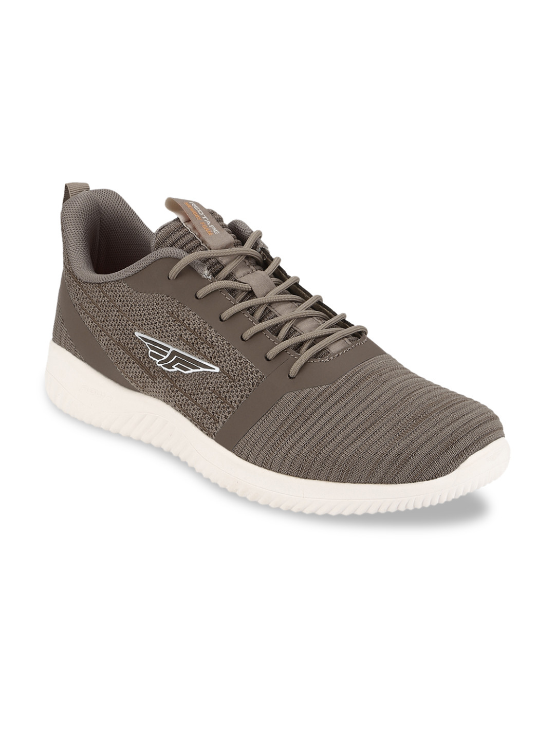 

Red Tape Men Brown Textile Lightweight Memory Foam Walking Shoes