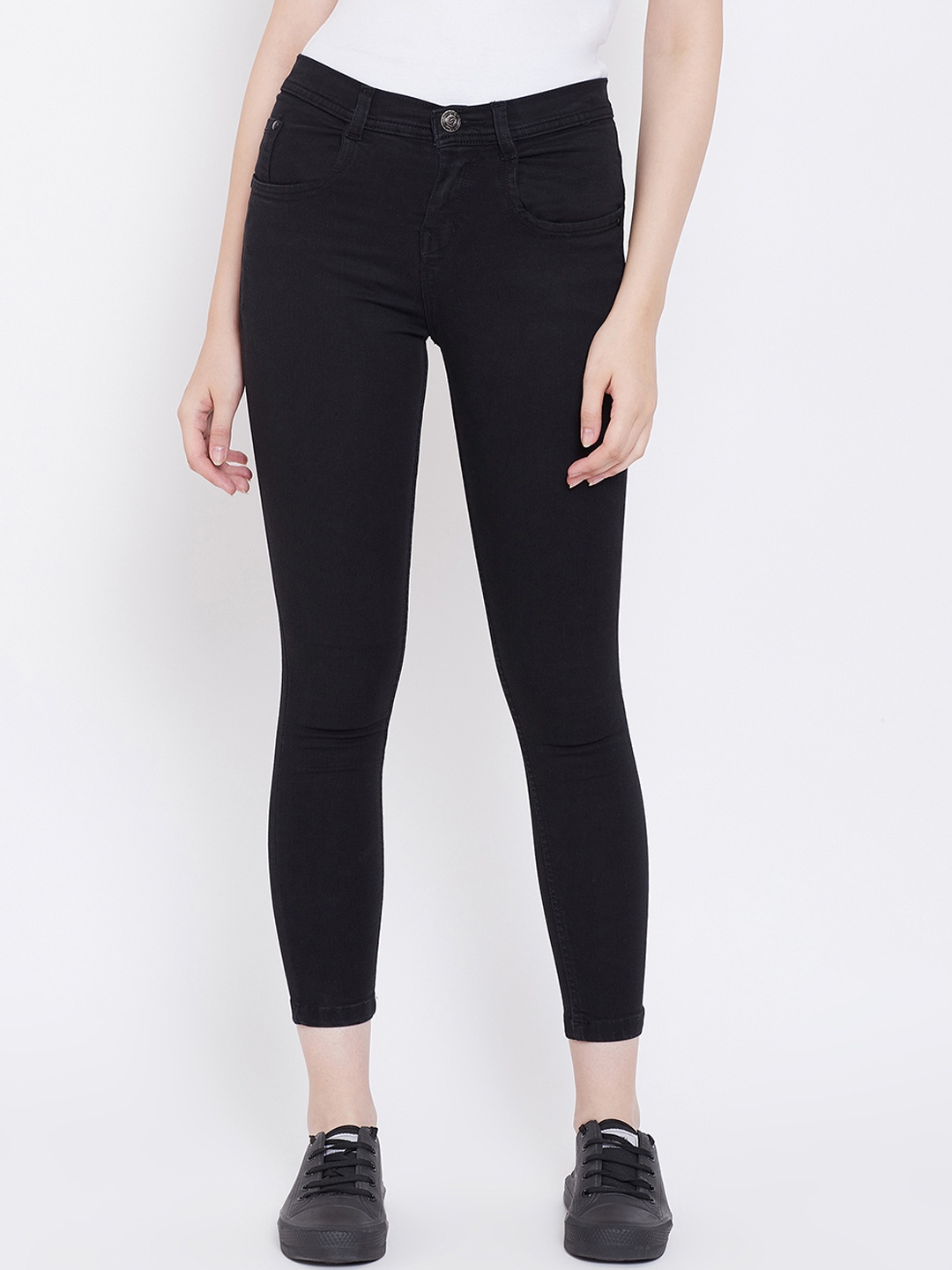 

Nifty Women Black Slim Fit High-Rise Clean Look Jeans