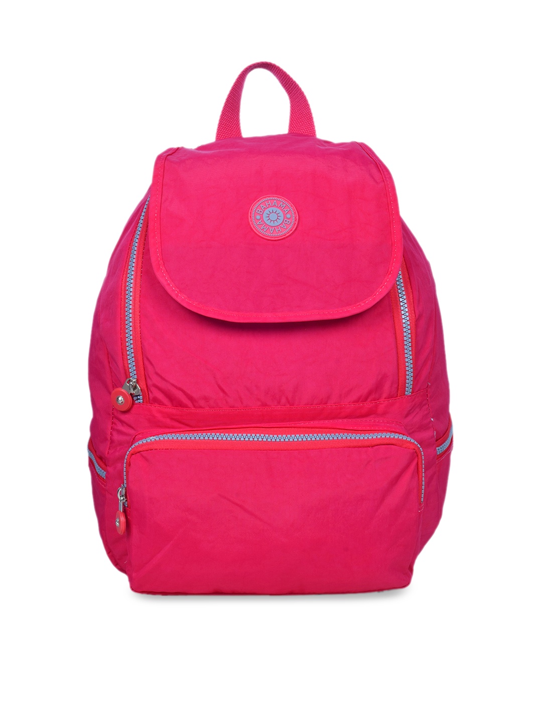 

BAHAMA Crinkle Unisex Pink Solid Backpack