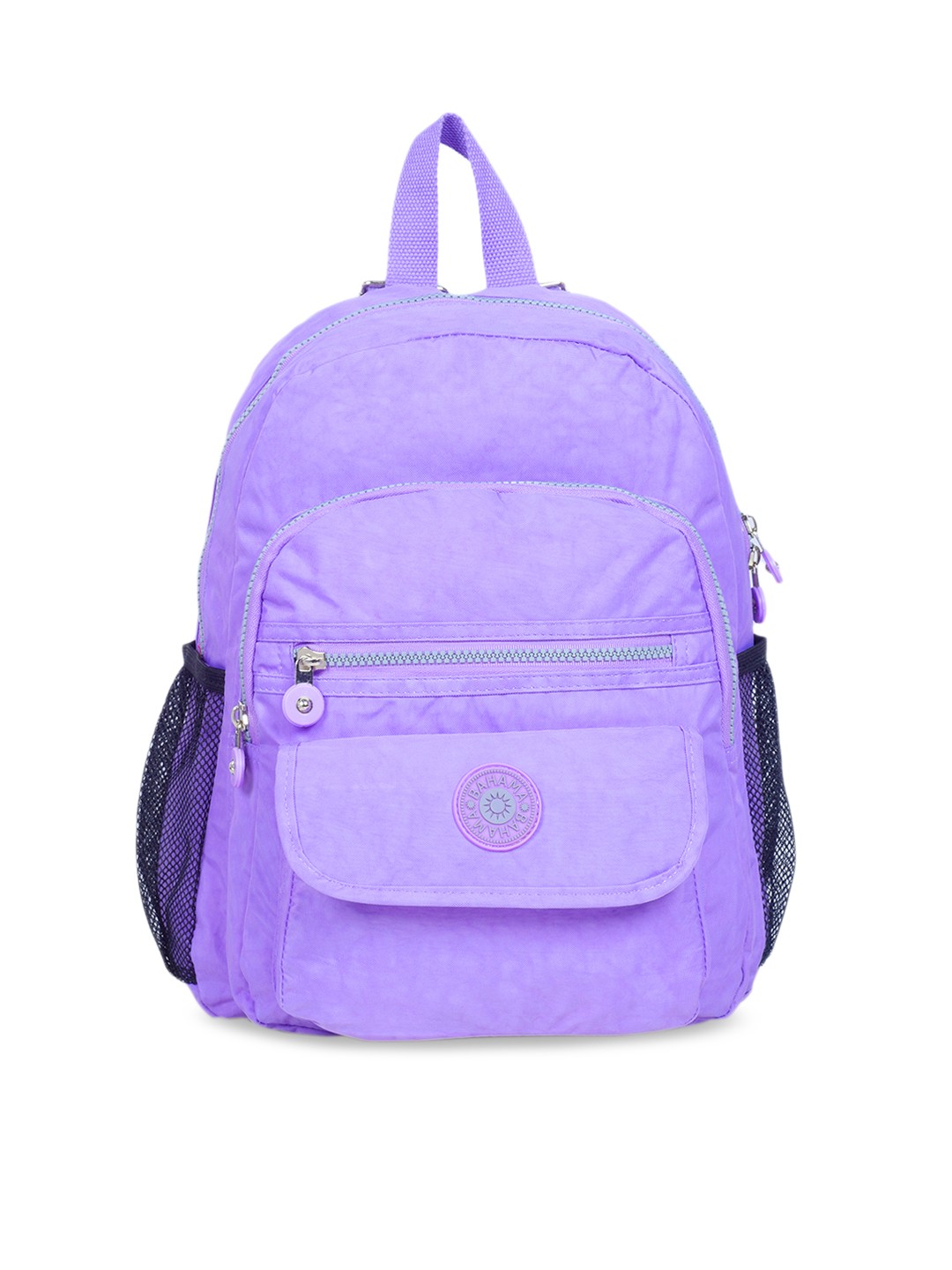 

BAHAMA Crinkle Unisex Purple Solid Backpack