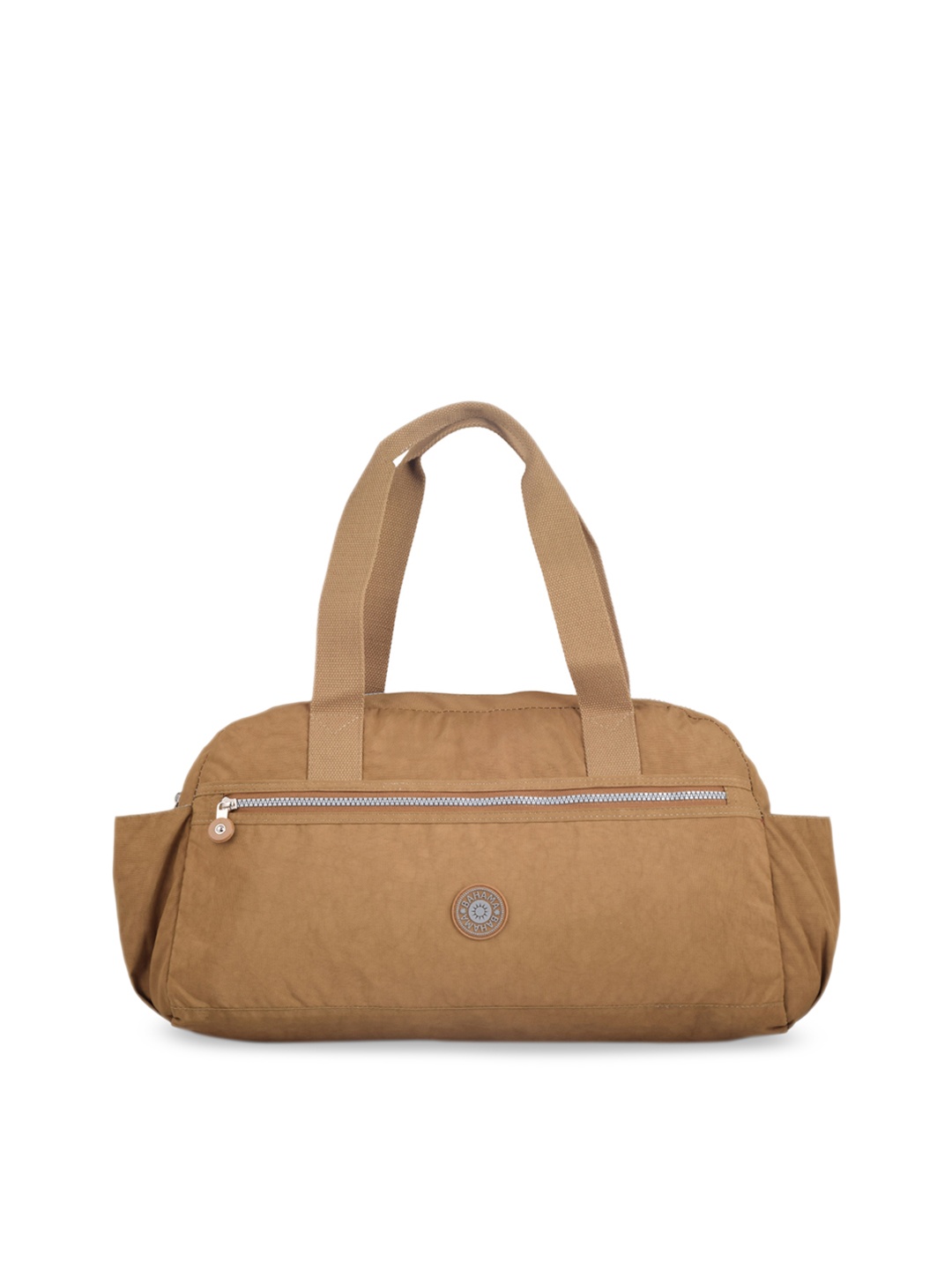 

BAHAMA Crinkle Range Brown Solid Handheld Bag