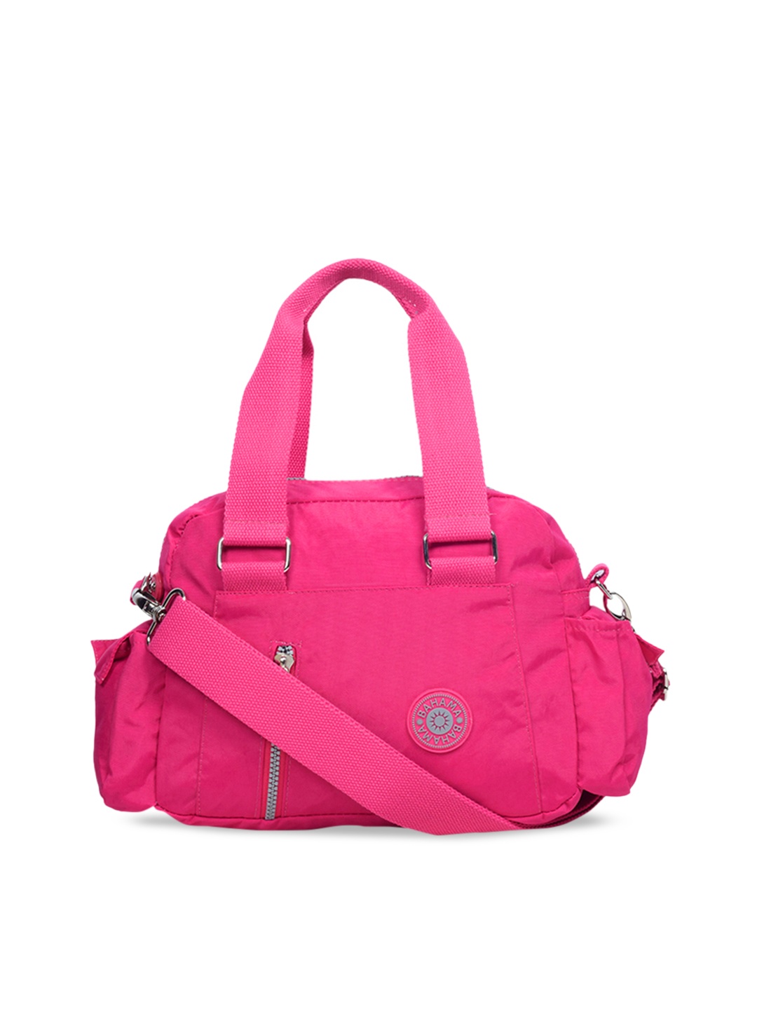 

BAHAMA Crinkle Women Pink Solid Handheld Bag