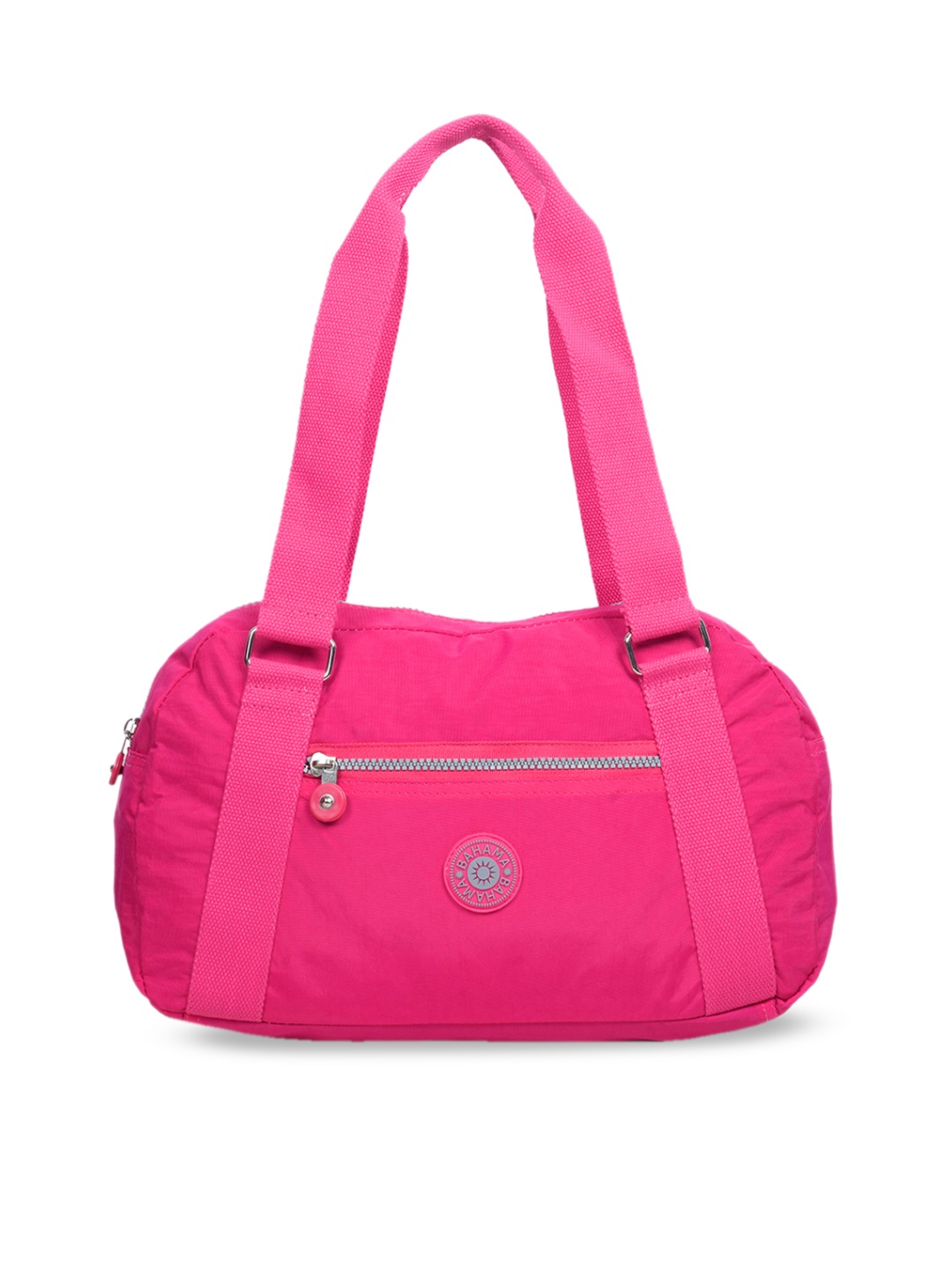 

BAHAMA Crinkle Range Fuchsia Solid Shoulder Bag