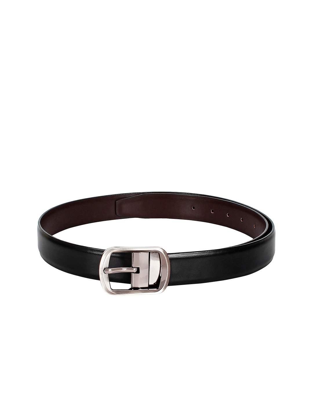 

amicraft Men Black & Brown Solid Reversible Belt