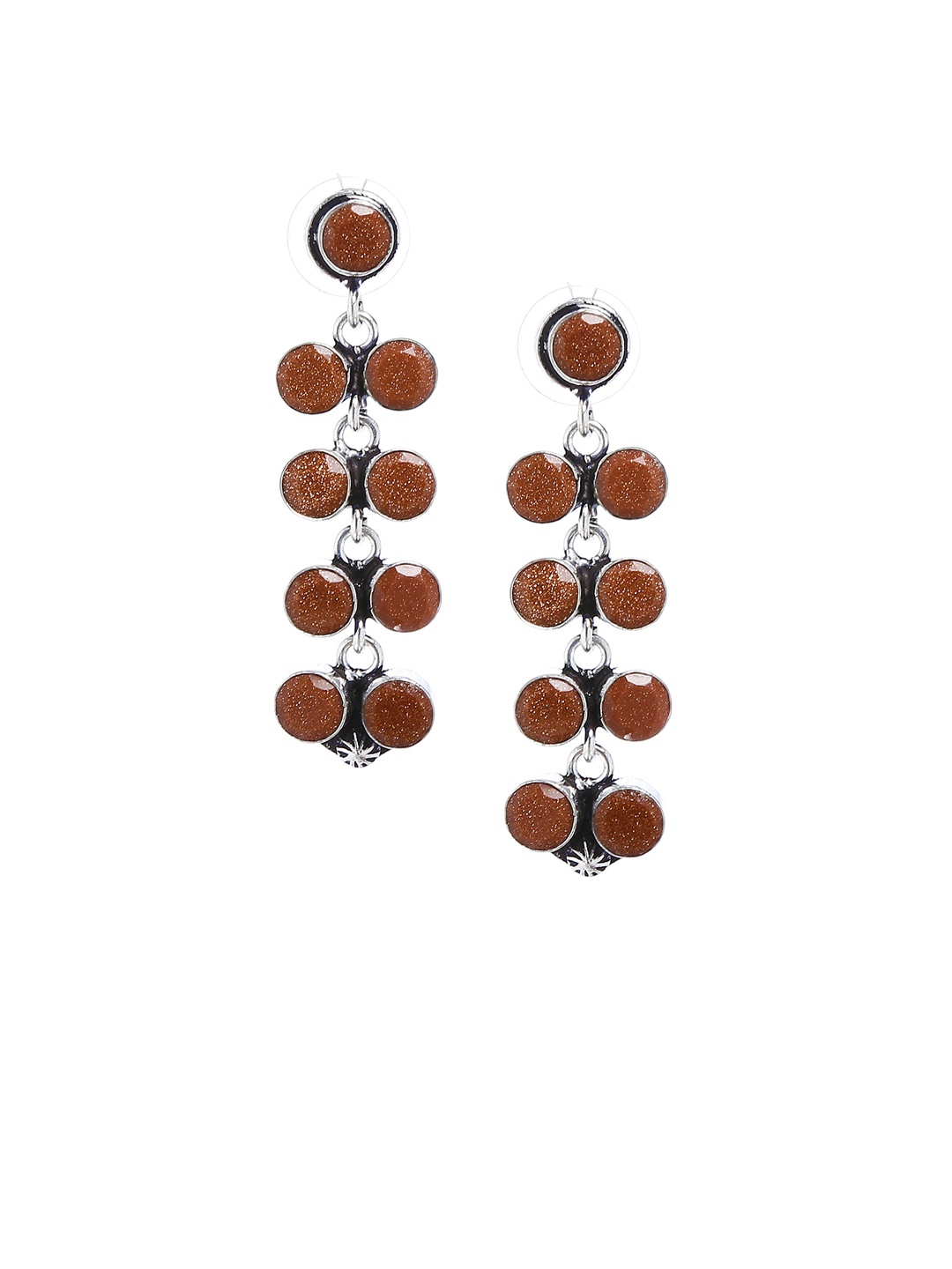 

Bamboo Tree Jewels Brown Contemporary Handcrafted Drop Earrings
