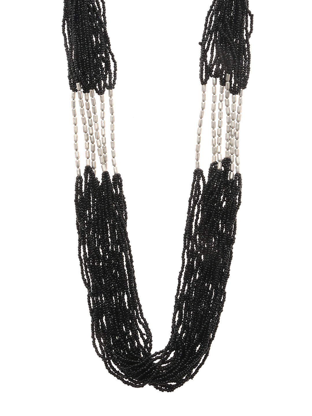 

Bamboo Tree Jewels Black Handcrafted Necklace