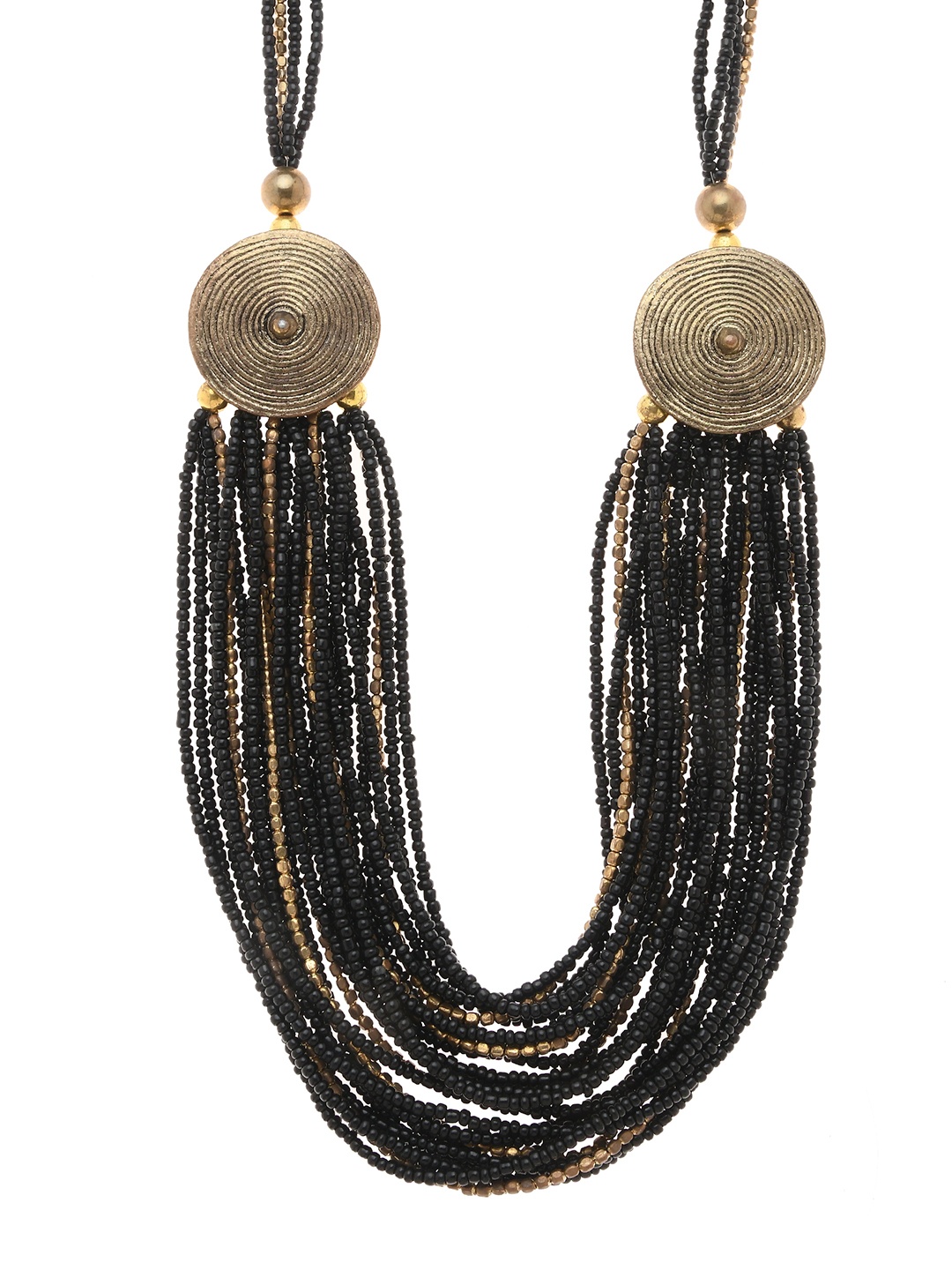 

Bamboo Tree Jewels Black Handcrafted Necklace