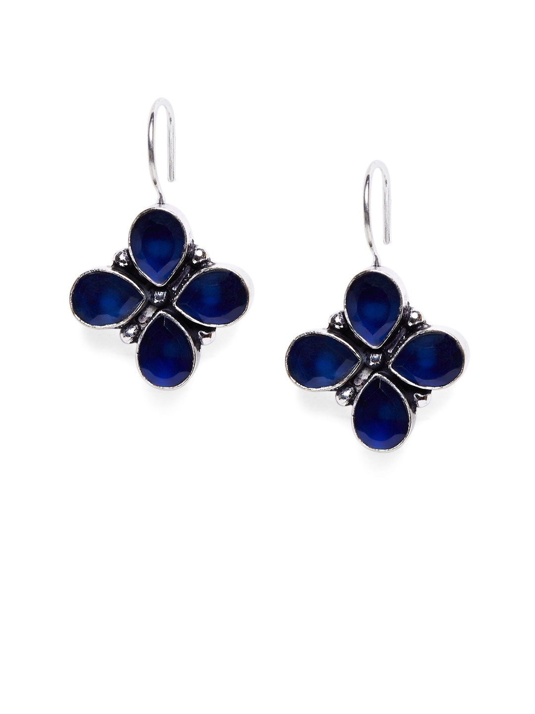 

Bamboo Tree Jewels Blue Contemporary Drop Earrings