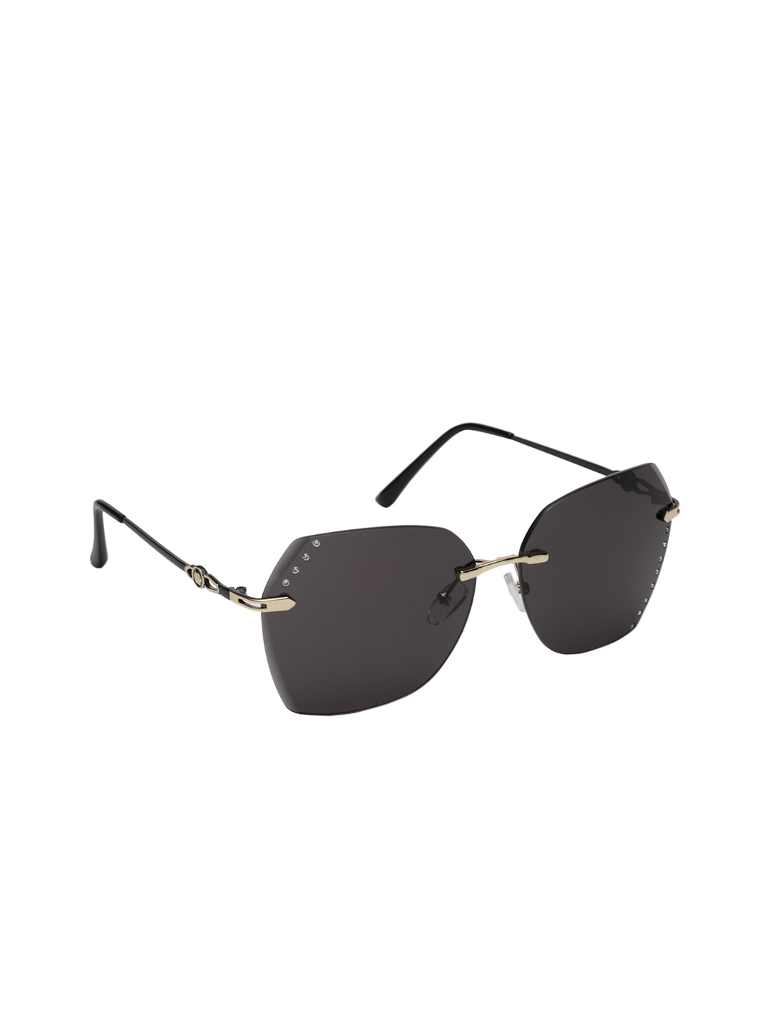 

Get Glamr Women Black Oversized Sunglasses SG-LT-CH-240-32