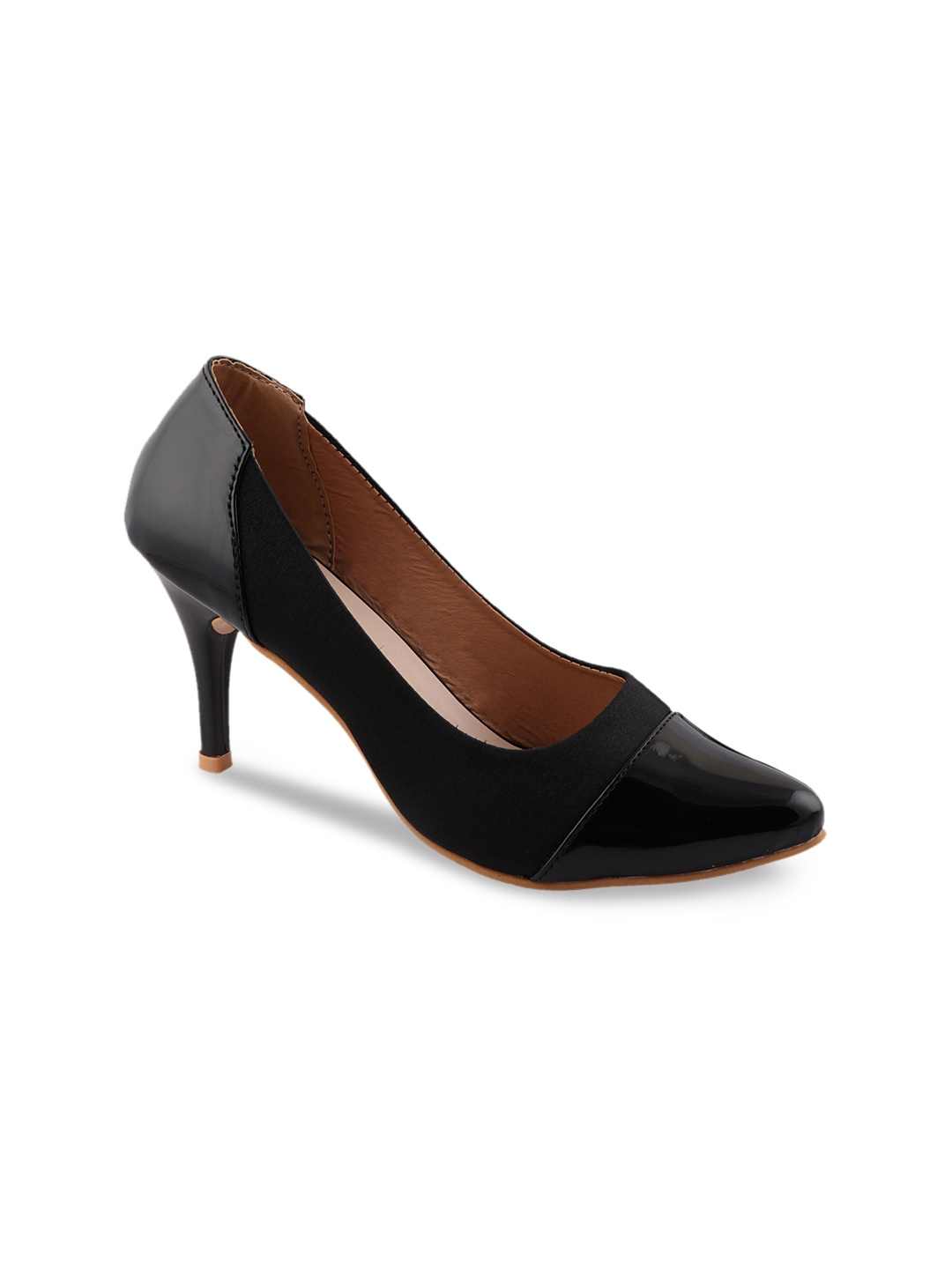 

Shoetopia Women Black Solid Pumps