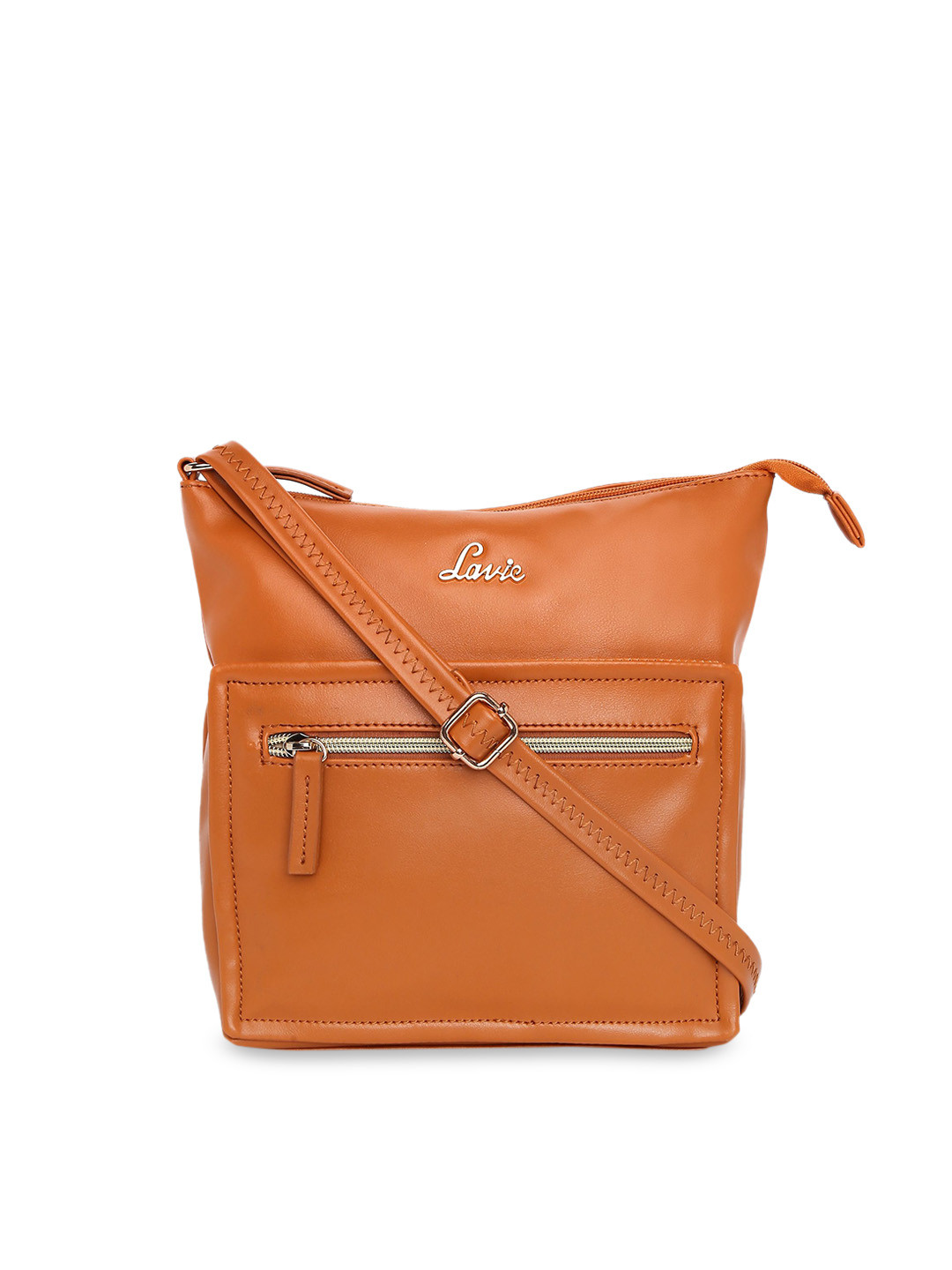

Lavie Yellow Solid Sling Bag