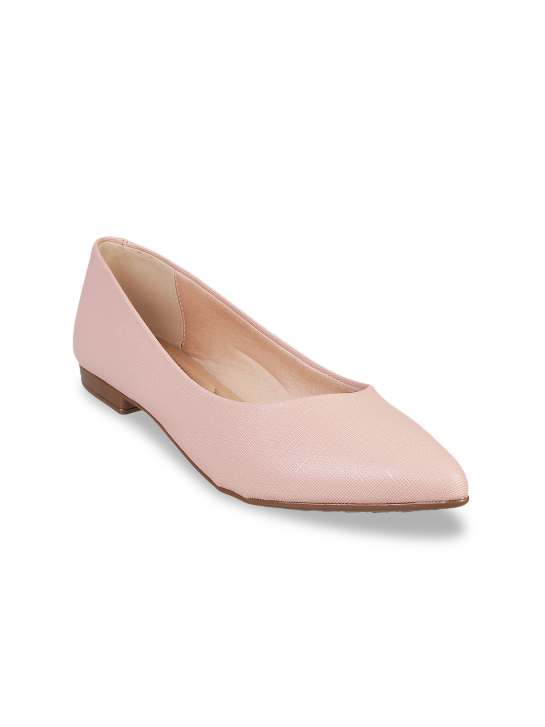 

Mochi Women Pink Solid Ballerinas