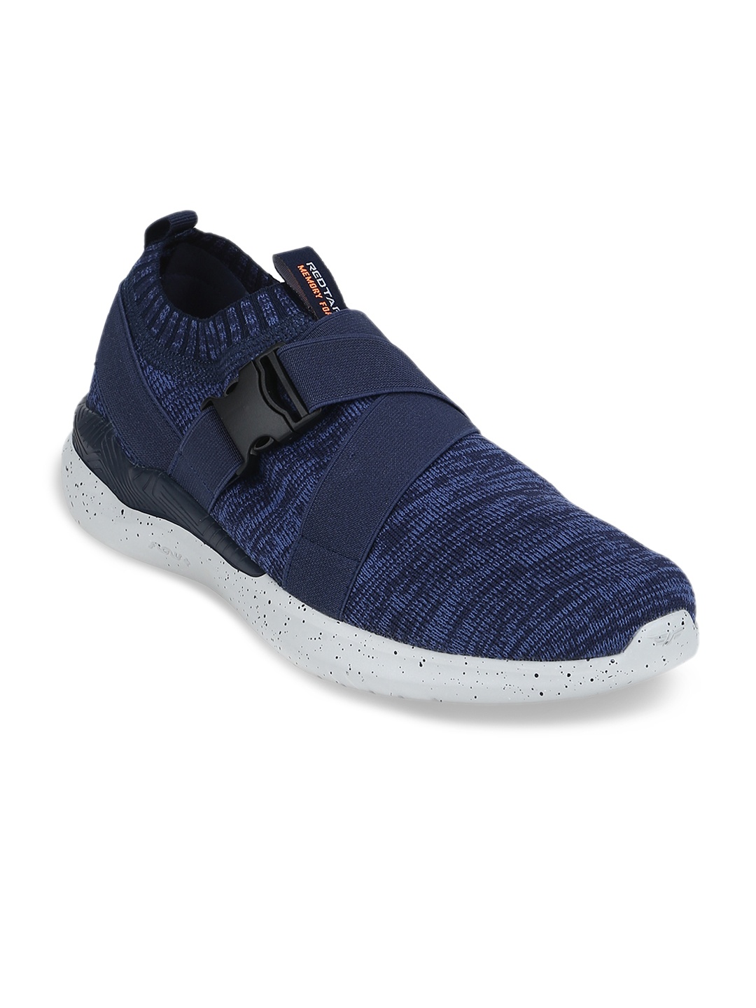 

Red Tape Men Navy Blue Textile Walking Shoes