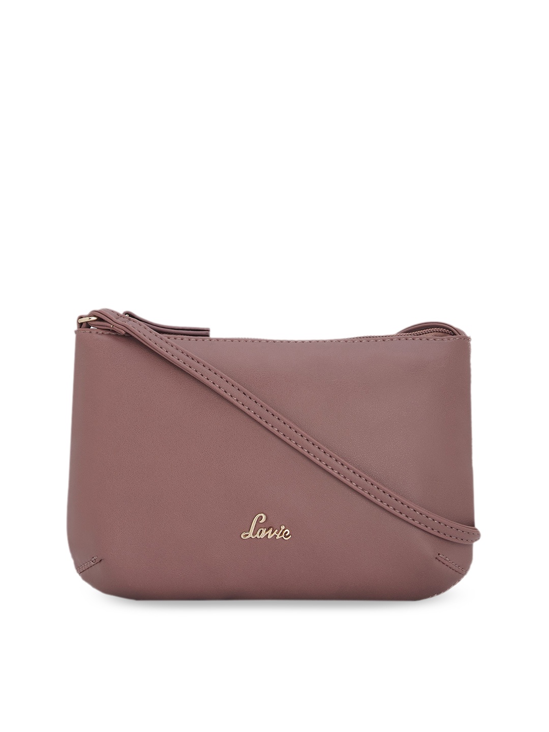 

Lavie Pink Solid Sling Bag