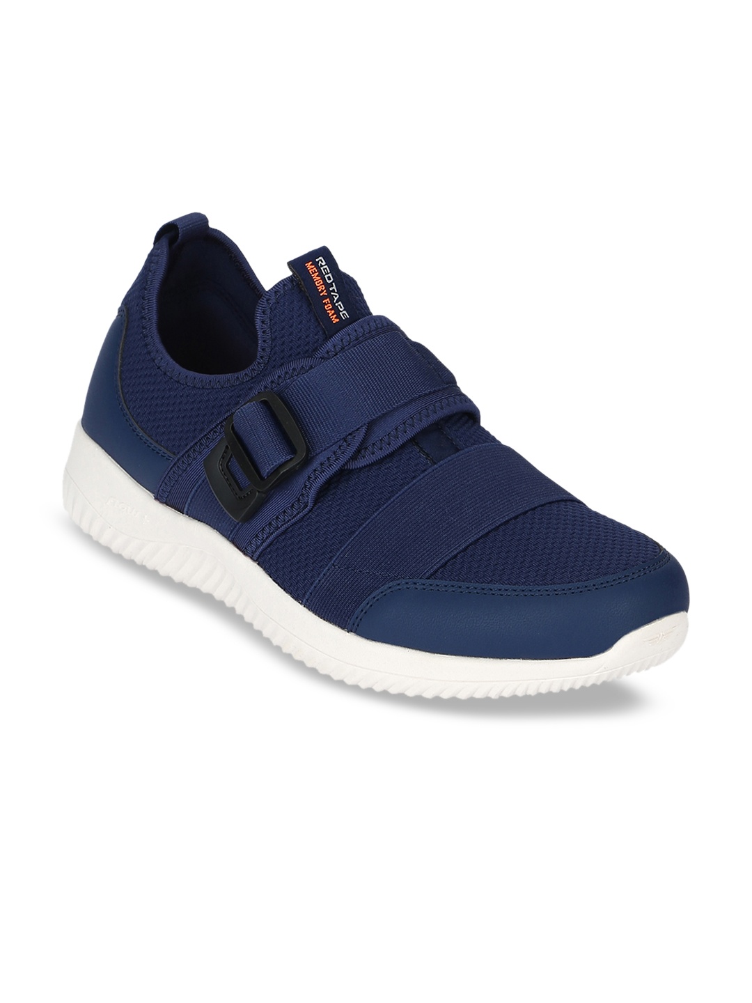 

Red Tape Men Navy Blue Textile Memory Foam Walking Shoes