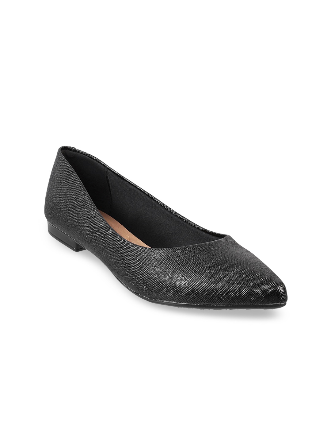 

Mochi Women Black Solid Ballerinas