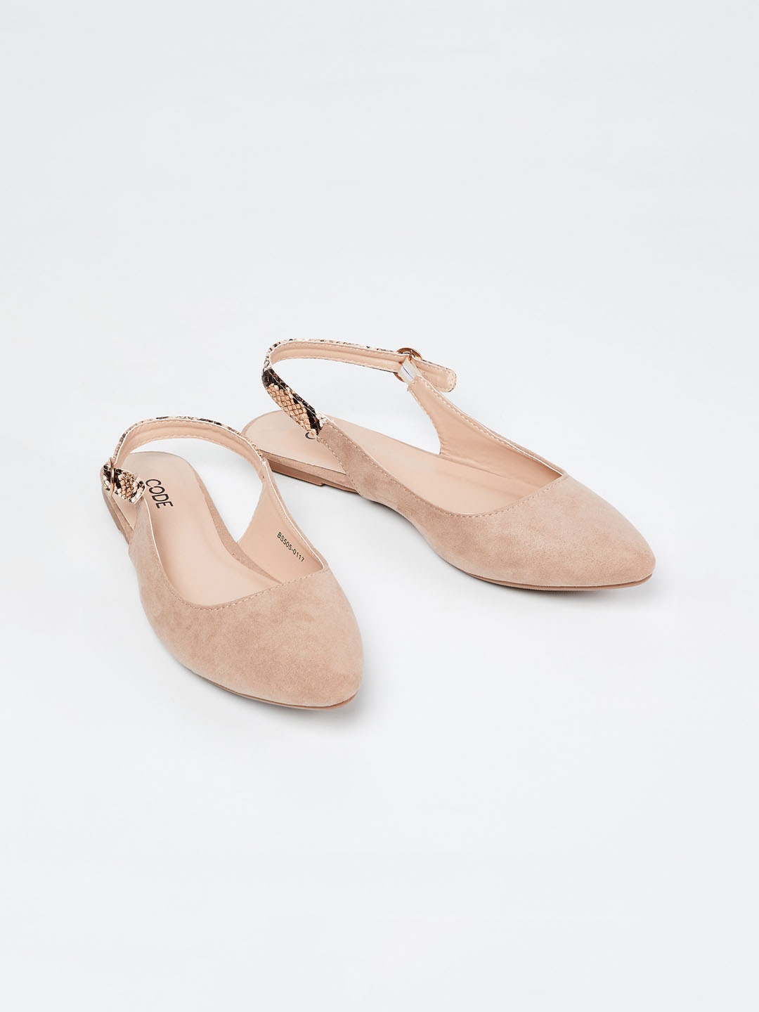 

CODE by Lifestyle Women Beige Solid Mules