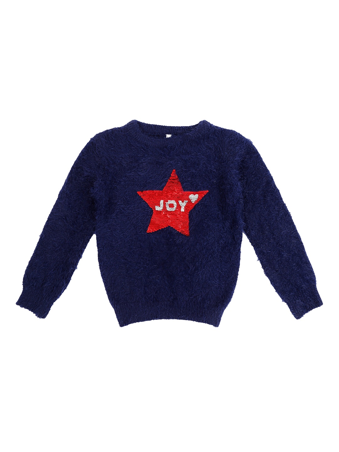

Pantaloons Junior Girls Navy Blue Embellished Detail Pullover Sweater