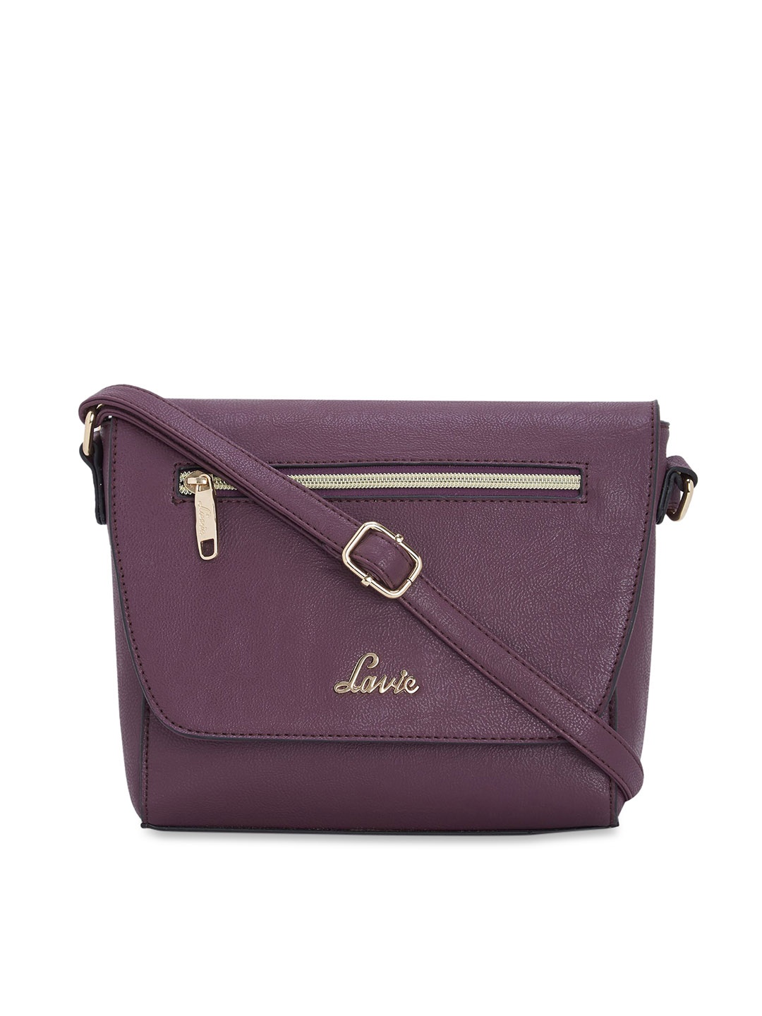 

Lavie Purple Solid Sling Bag