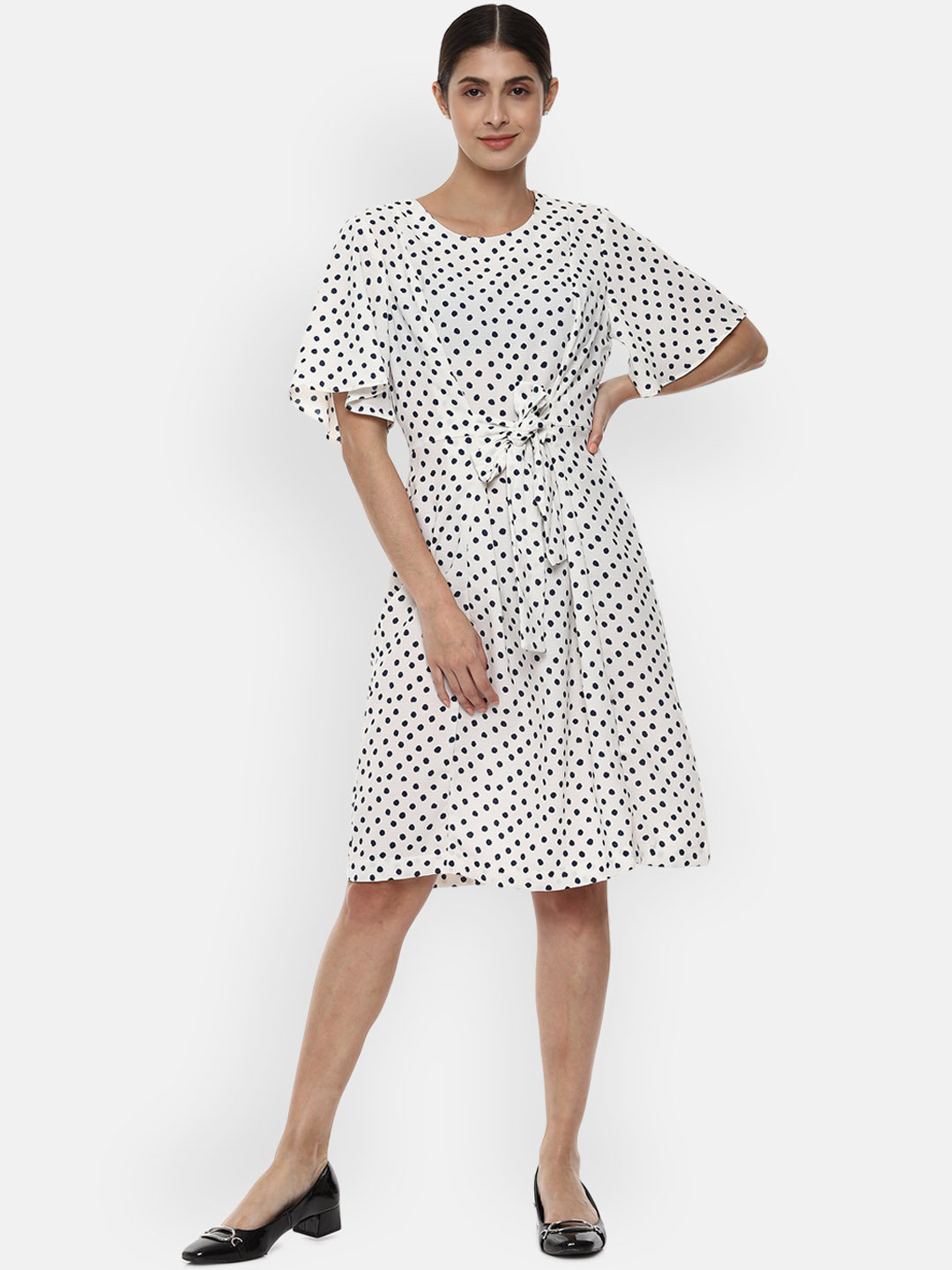 

Van Heusen Woman Women White Printed A-Line Dress