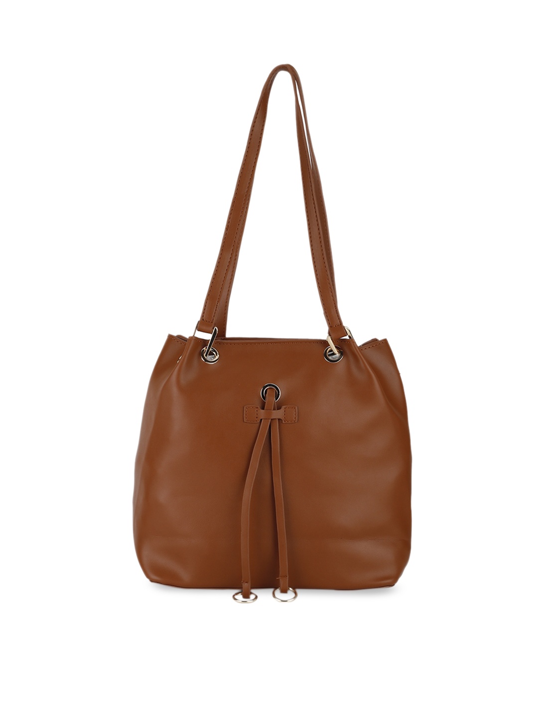 

People Brown Solid Shoulder Bag