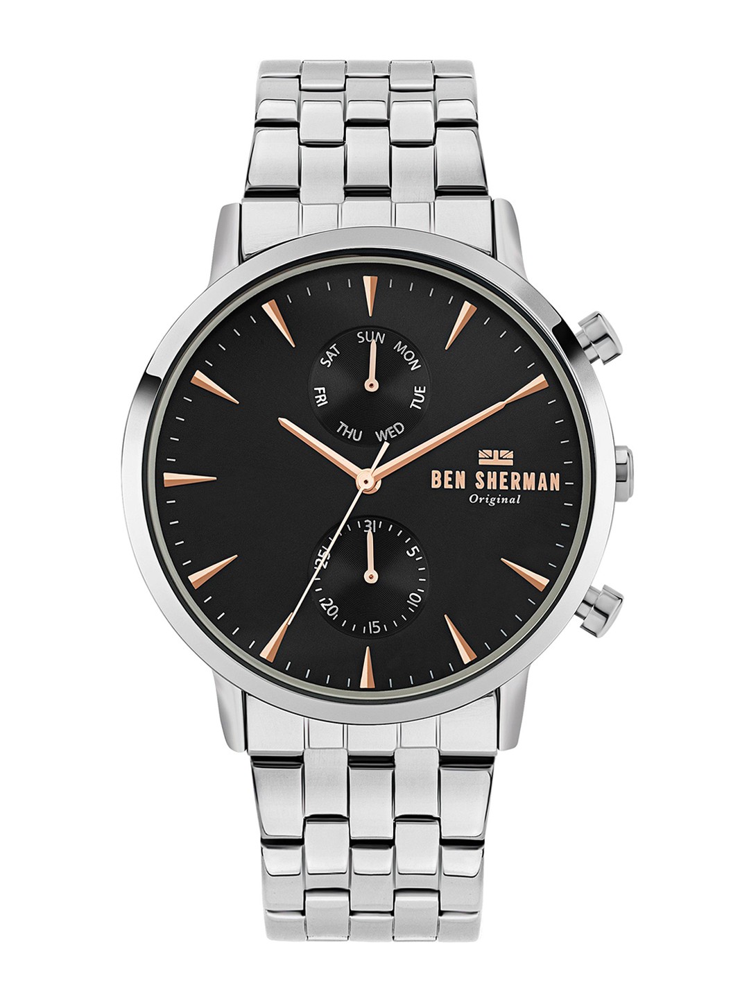 

BEN SHERMAN Portobello Professional Men Black Analogue Watch WB041BSM