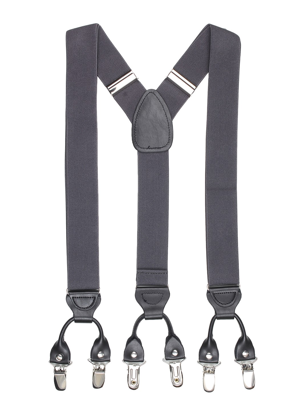 

Alvaro Castagnino Men Grey Solid Suspenders