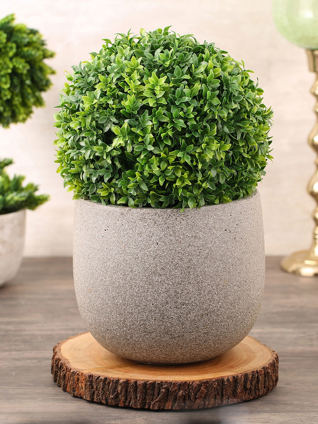 

Pure Home and Living Green Artificial Seagrass Ball Plant