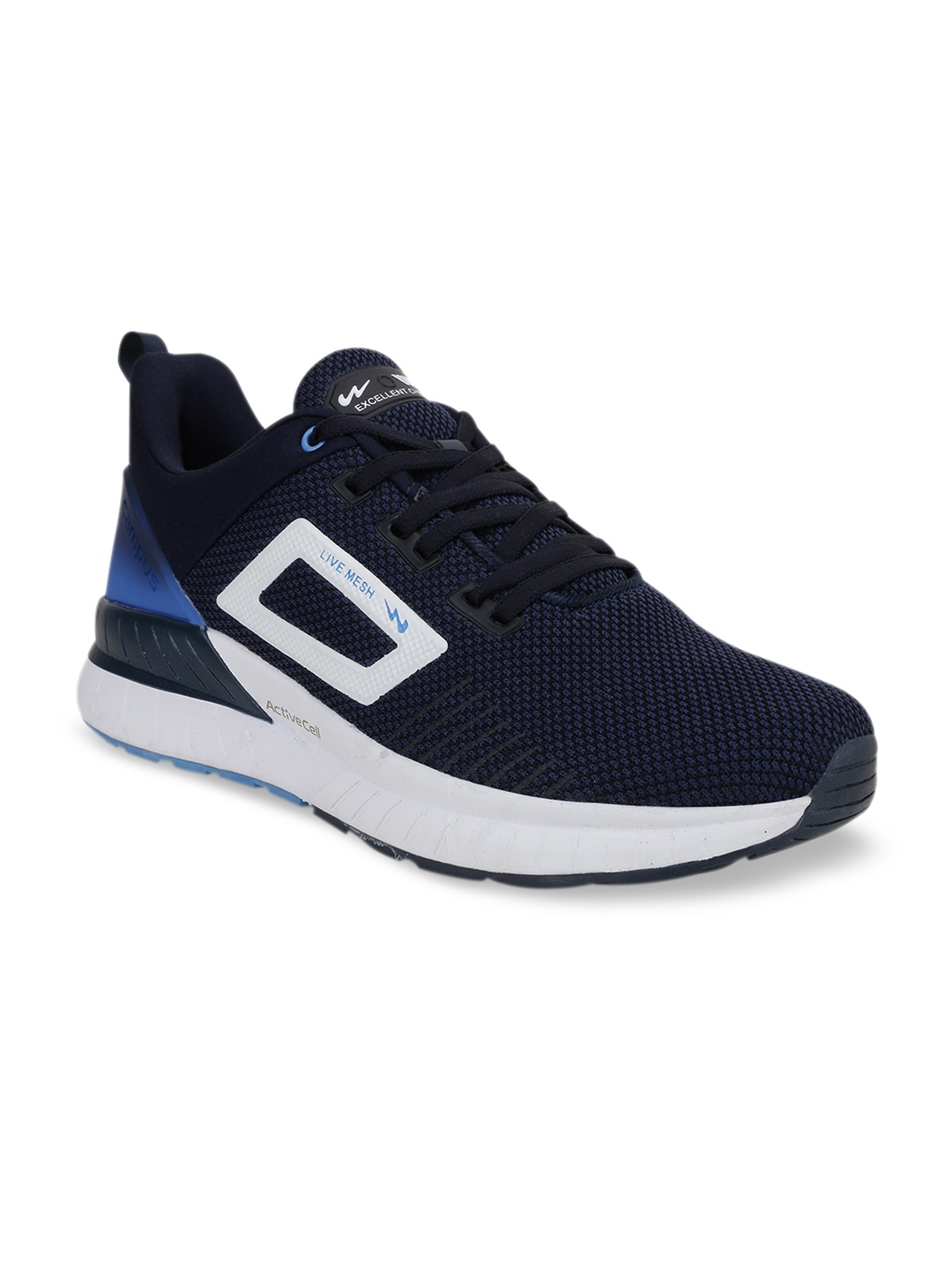 

Campus Men Navy & White Running Shoes, Navy blue