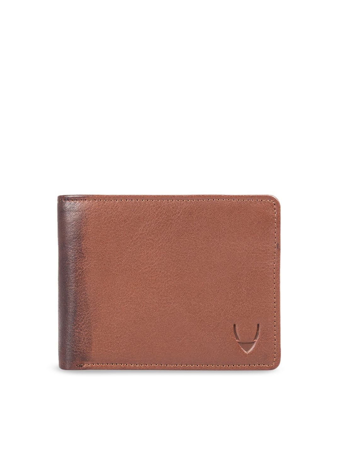 

Hidesign Men Tan & Brown Solid Two Fold Leather Wallet
