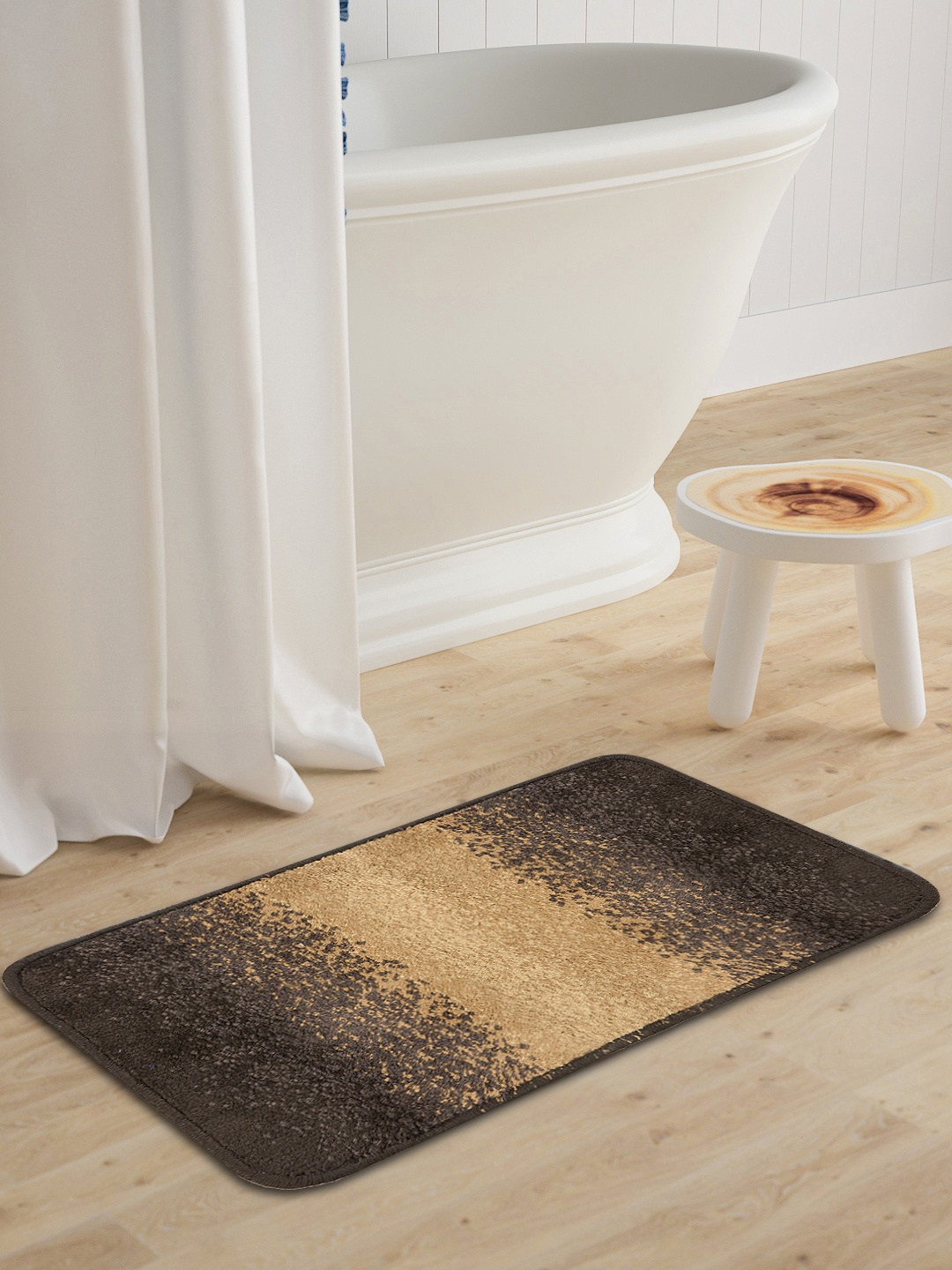 

Saral Home Brown Aeon Anti-Skid Bath Rug