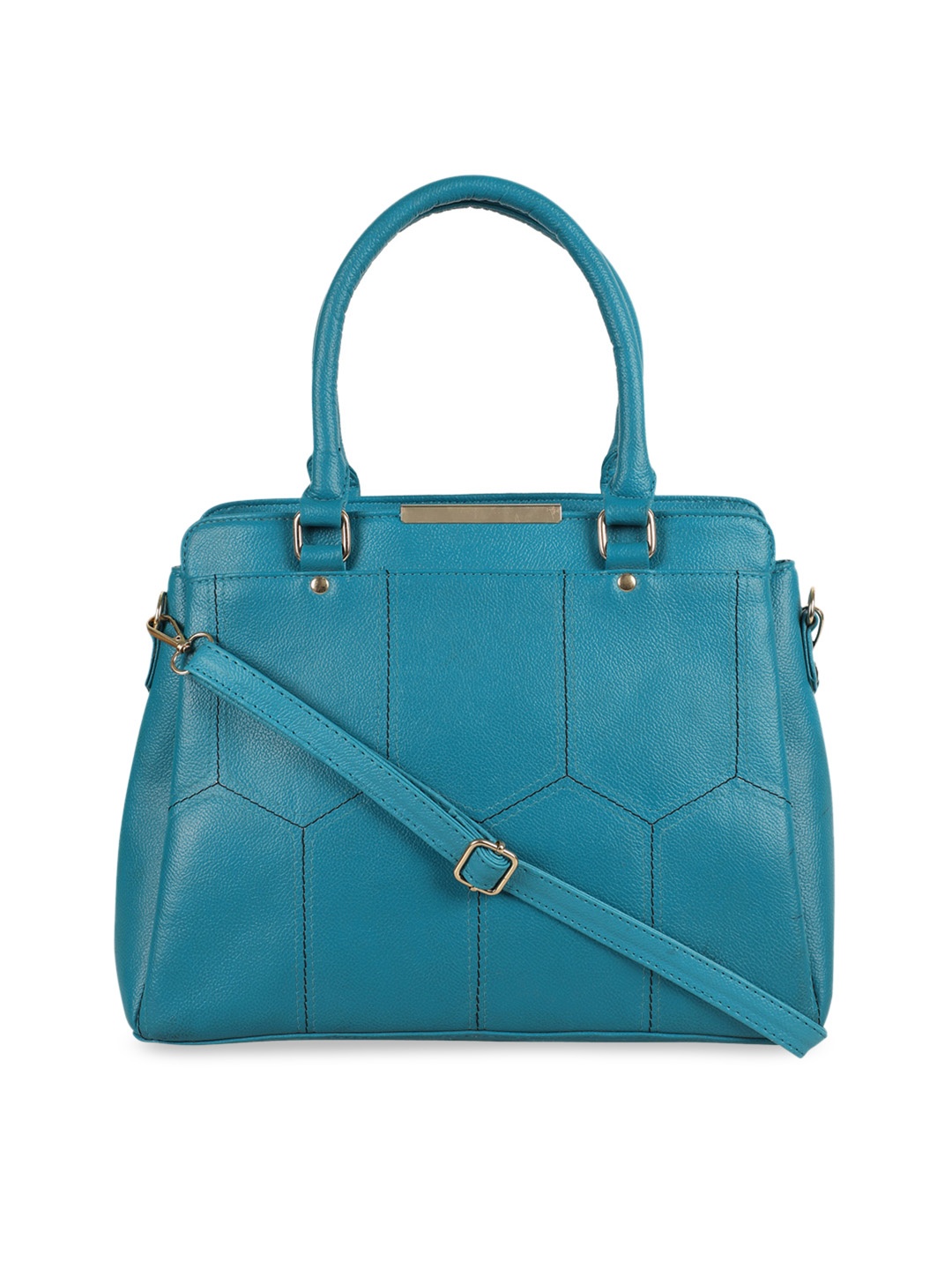 

Bagsy Malone Turquoise Blue Textured Handheld Bag