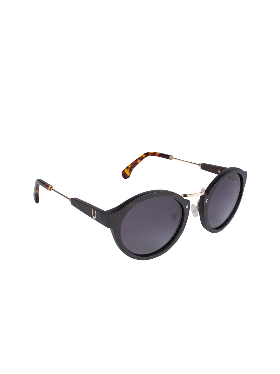 

Hidesign Women Polarised & UV Protected Round Sunglasses 8903439701789, Grey