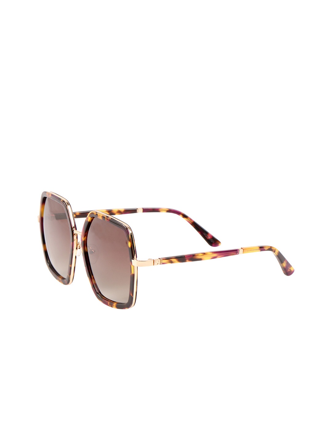 

Hidesign Women Polarised & UV Protected Oversized Sunglasses 8903439743680, Brown