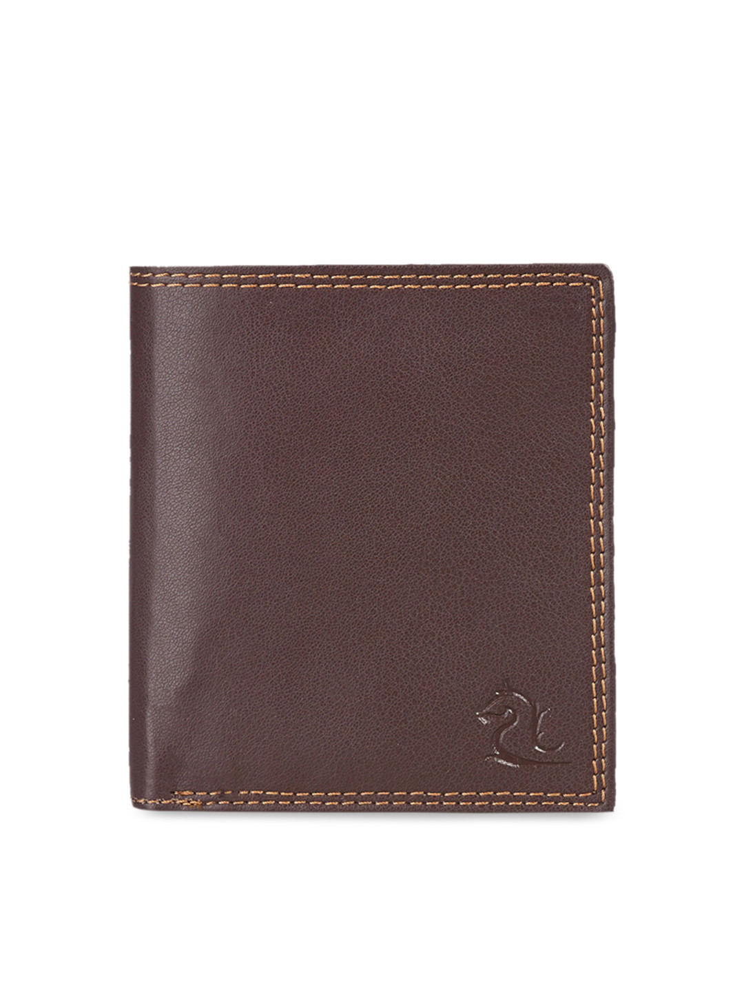 

Kara Men Coffee Brown Leather Two Fold Wallet