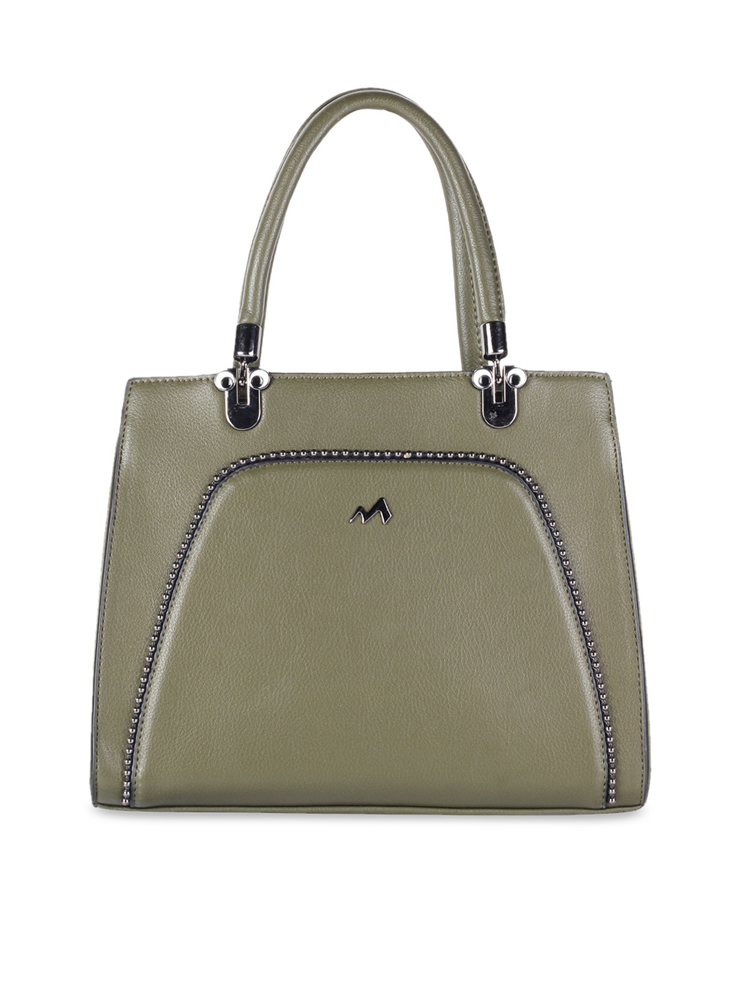 

Metro Green Solid Handheld Bag