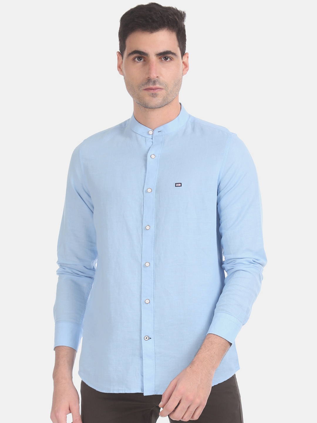

Arrow Sport Men Blue Slim Fit Solid Casual Shirt