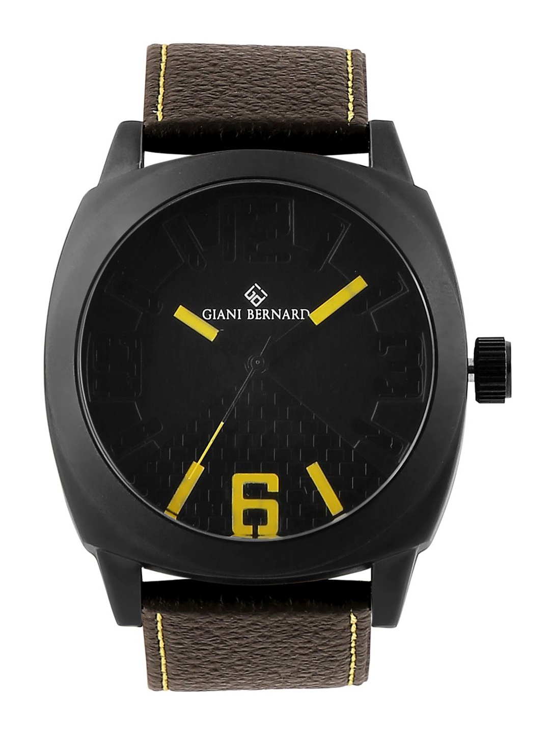 Giani Bernard Men Black Analogue Watch GB-113EX