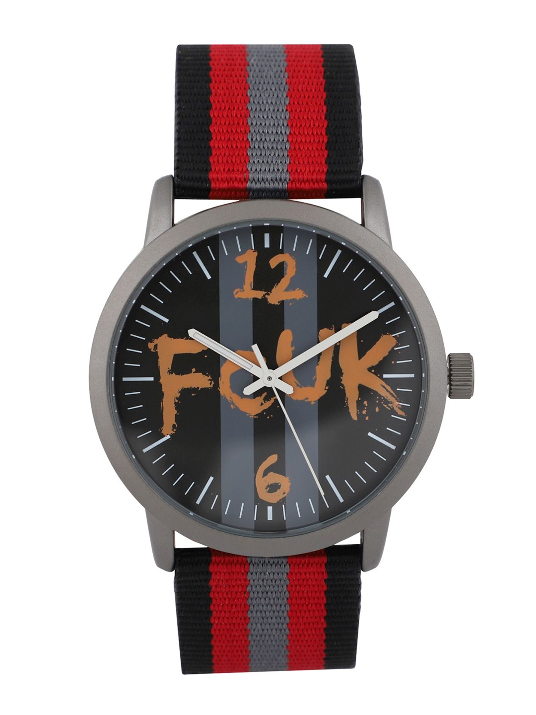 

FCUK Men Black & Brown Analogue Watch FK0001D