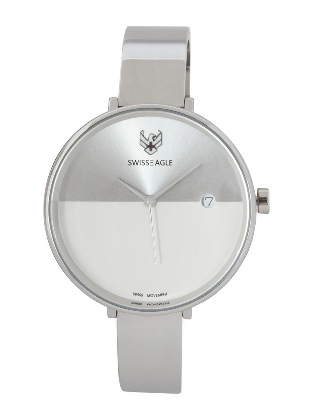 

Swiss Eagle Women Silver-Toned Analogue Watch SE-9170-11