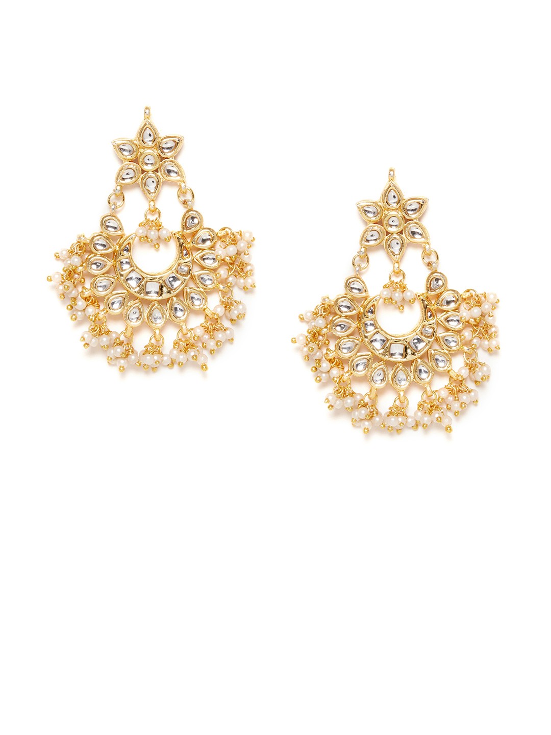 

Bamboo Tree Jewels Gold-Toned Classic Drop Earrings