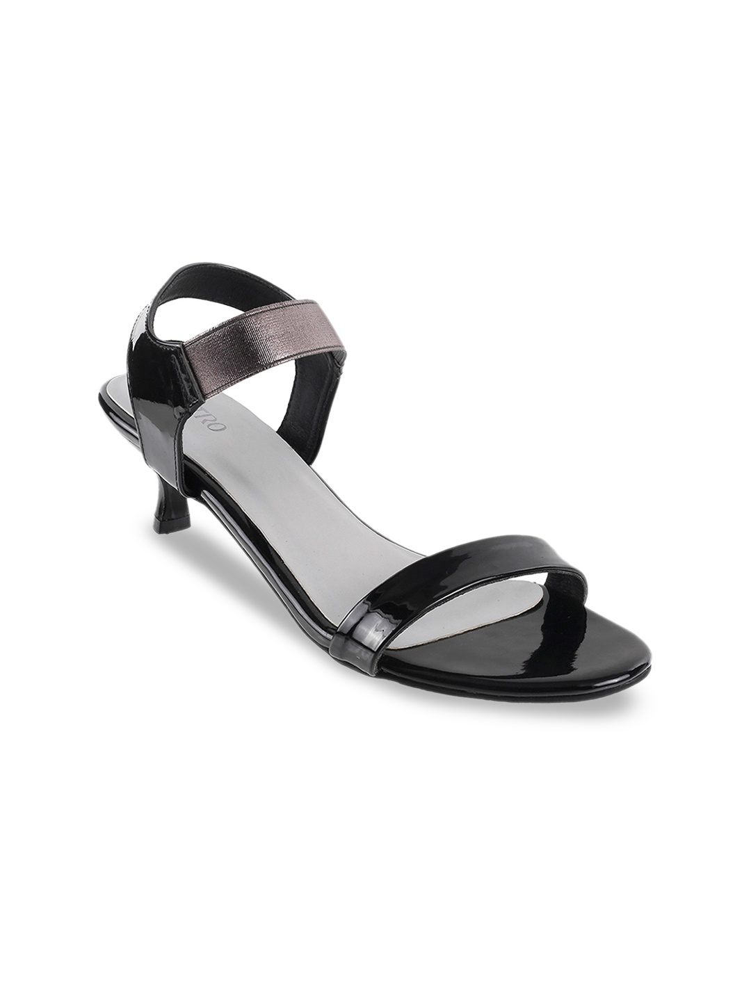 

Metro Women Black Solid Kitten Heels